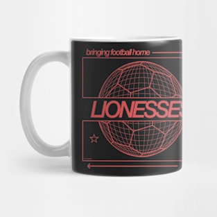 England Lionesses art Mug